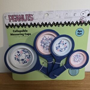 Peanuts Blue and Pink Measuring Cups Set
